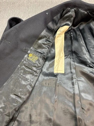 Vintage Jacob Reeds Sons United States Coast Guard Academy Pea Coat Uniform image 9