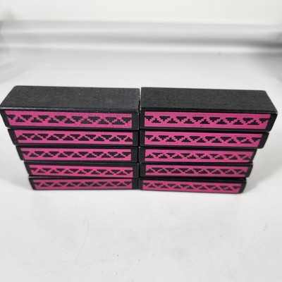 Replacement Block Pieces (Lot of 10) Jenga Donkey Kong Collector's Edition Parts