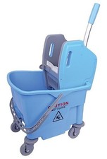 25L Buffalo Kentucky Mop Bucket & Wringer, Blue - 101253 - BLUE