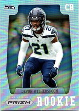 2023 Panini Prizm #PFR-5 Devon Witherspoon Prizm Flashback Rookie Prizms Silver