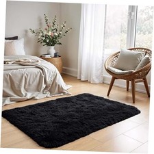 Small Bedside Shaggy Rugs for Bedroom Living Room 2x3 FT, Fluffy Throw Rug