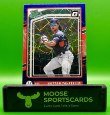 2024 Donruss Optic Baseball Rated Prospect Nazzan Zanetello Blue Velocity