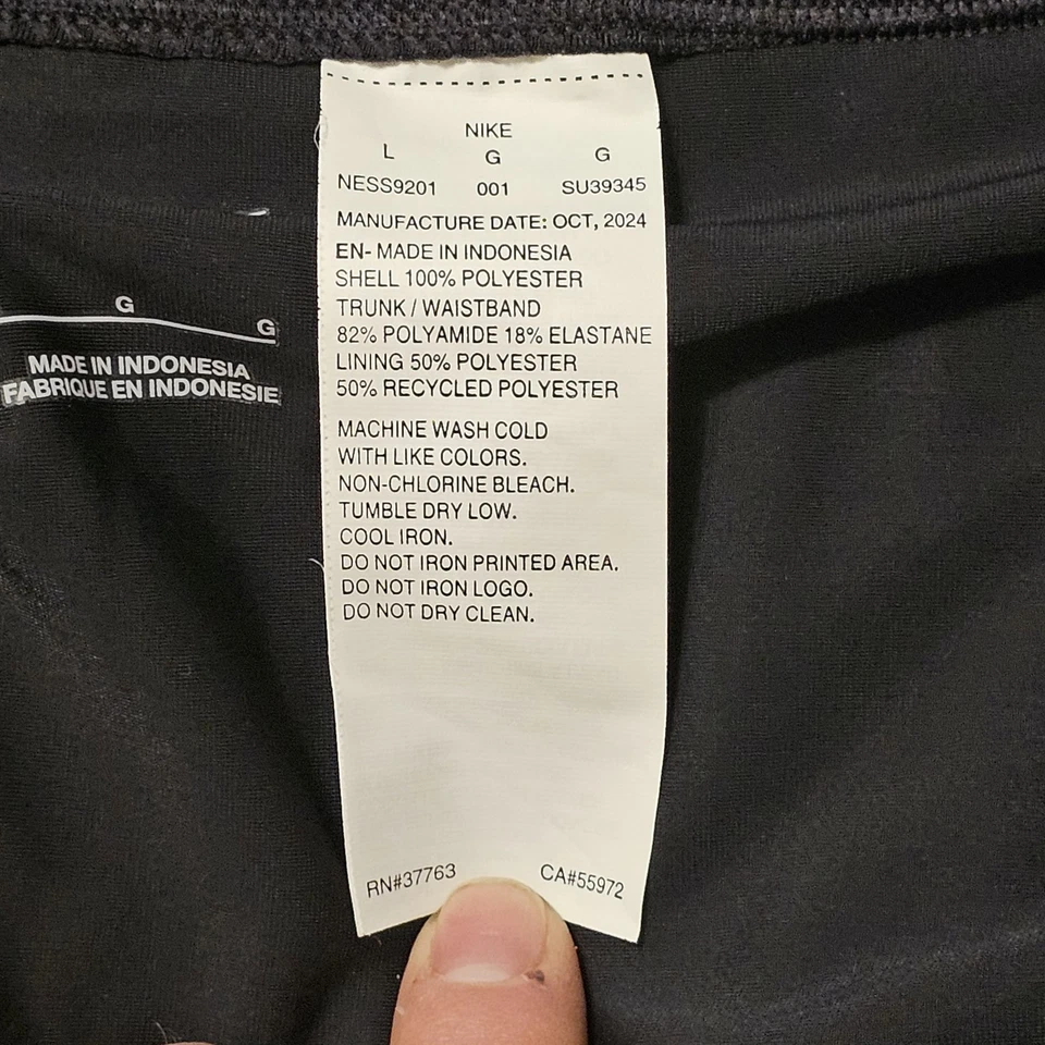 Nike Swim Board Falda Mujer’s Grande, Negra - Totalmente Nueva Con Etiquetas Foto 3 de 4