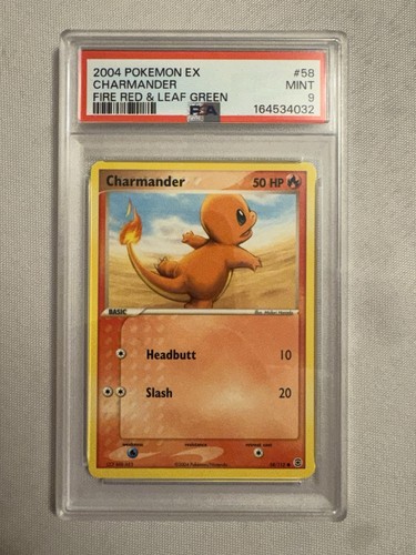 Charmander graded PSA 9 for sale on eBay