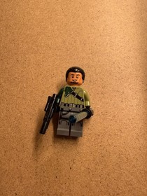 1x Lego Minifigure Star Wars Kanan Jarrus Double Face Hair Black 75053 sw0577
