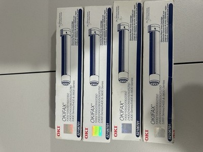 NEW SEALED Lot of 4 OKI Data FAX 1000 2350 5050 Black Toner Cartridge 52106701