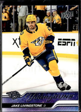 2023-24 Upper Deck Series 1 Jake Livingstone Young Guns