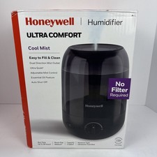 Honeywell Ultra Comfort Cool Mist Humidifier Black No Filter 1 Gal 36Hr