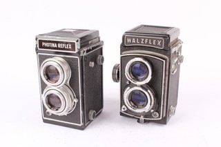 Vintage Twin Lens Film Cameras Inc Photina & Walz Flex x 2