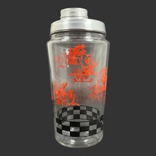 Mid-Century Modern Whimsical Cow Cocktail Shaker with Lid