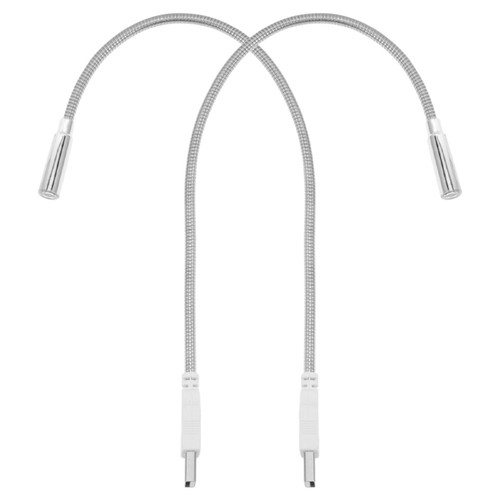 2 Pcs Keyboard Light Desktop Adjustable Laptop Lamp Flexible Gooseneck - 第 11/12 張圖片