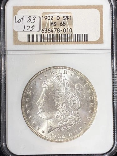 * 1902-O $1 Morgan Silver Dollar NGC MS 65*