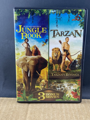 3 Tarzan Movies, Jungle Book, Tarzan, Tarzan’s Revenge DVD MULT DVD'S ...