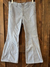 VTG 70s Levis for Gals Jeans Womens Size 38x32 Bell Bottom Wide Flared White Tag