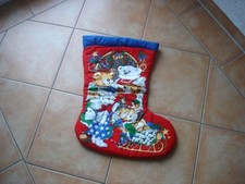 Stiefel  Stoff Krabbelsack -NIKOLAUS/WEIHNACHTSSACK  - selbstgenäht ca.51 x 40cm