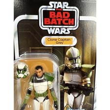 STAR WARS TVC The Vintage Collection CLONE CAPTAIN Grey VC209 UNPUNCHED CARD