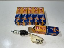 Vintage Ac Delco Fire Ring Spark Plug 45 Nos In Original Flame Rocket Boxes