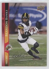 2021 Upper Deck CFL Red 31/165 Brandon Banks #1 m7v