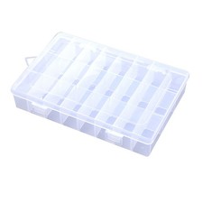 ↑Multi-compartment Transparent Storage Box Storage Box (24 Compartments)