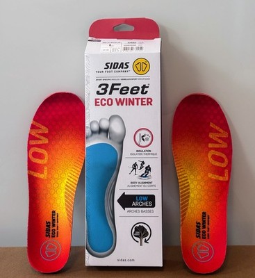 SIDAS 3Feet Eco Winter Low Einlegesohlen Gr. 42 43   Neu mit Rechnung