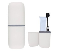Toothbrush Travel Case, Travel Toothbrush Cup Holder Portable Toothbrush Trav...