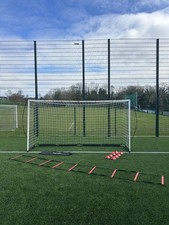 Nexus Sports Portable 12x6 Football Goal Training Bundle