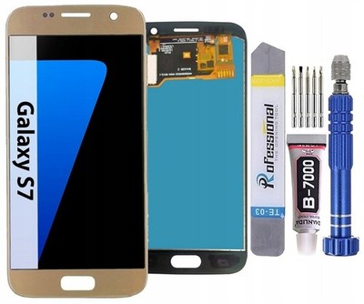 Für Samsung Galaxy S7 G930 G930F TFT Display Bildschirm LCD + Touch Screen Gold