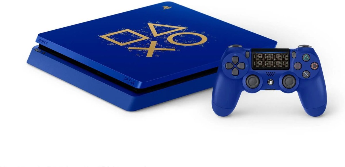 Sony PlayStation 4 Slim Console - Days of Play Limited Edition
