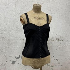 Y2K Vintage Guess Noir Bustier Corset Top
