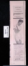 1954 Poirette Corsets Inc. Woman Promise D-9 Light Dacron Girdle Print Ad 49763