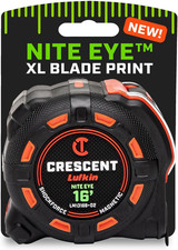 Lufkin 16 Ft. SHOCKFORCE NITE EYE Magnetic Tape Measure  LM1316B-02