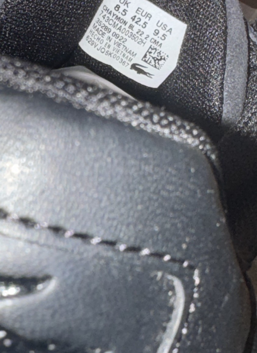 Lacoste Chaymon BL 22 2 CMA Leather Sneaker 743CMA0035-02H - Men's Size 9.5 thumbnail 12