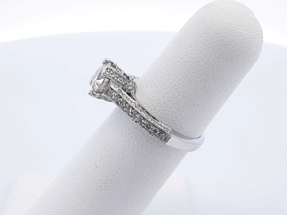 1.53 Cttw Diamond & 14k White Gold Ring Size 5.25 Fw0424rpxdu - Image 3 of 4