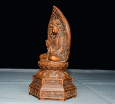 Exquisite Small Leaf Boxwood Drip Guanyin Ornament