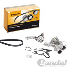 CONTI KEILRIPPENRIEMENSATZ + WASSERPUMPE passend für OPEL AGILA ASTRA COMBO