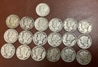 Mercury Dimes Silver Lot of Twenty (20) 90% Silver Coins 1916-1945 — photo 1