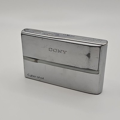 Digitalkamera Sony Cybershot DSC-T9 Silber Zustand Gut Getestet Delle Kamera Kam