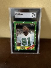 1986 Topps #275 Reggie White (RC) SGC 7 Nice Card Fresh Grade!!