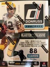 2016 Donruss Football NFL Blaster Box-NEW Sealed w/MEMORABILIA Card - FREE SHIP