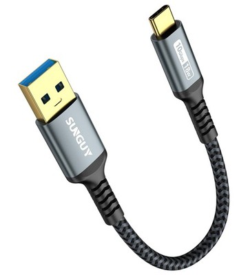10Gbps Android Auto USB Cable 6 inch, 3A USB C 3.1 Gen2 Cable Data Transfer, ...