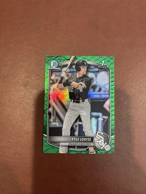 2025 1st Bowman Chrome Kyle Lodise Green Reptilian/99 (RC) BDC-144 WhiteSox