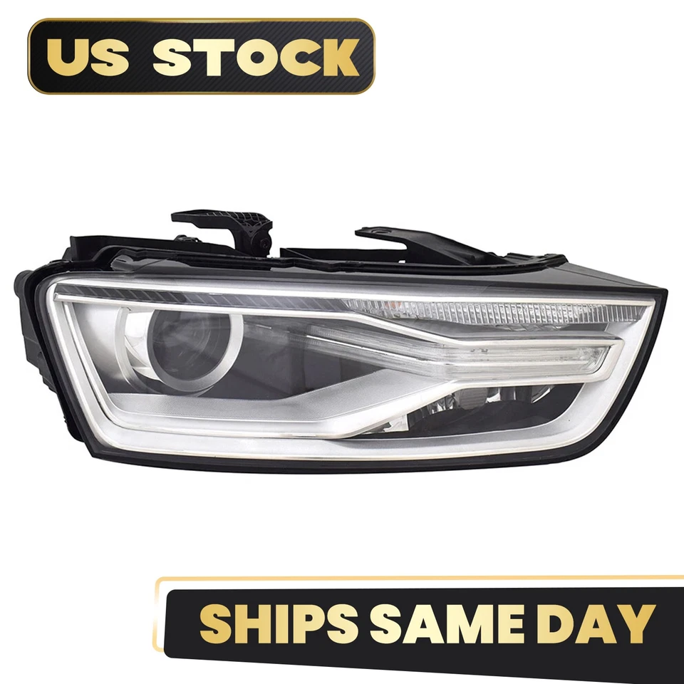 For 2016-2018 Audi Q3 Xenon Headlight Assy W/ Bulb and Blaster Right Side Foto 2 de 4