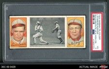 1912 T202 Hassan Miller Huggins Sullivan Puts Up High One  HOF PSA 3 - VG