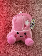 Aurora Palm Pals Pink Cowgirl Boot 5 Stuffed Animal Bean Bag Toy