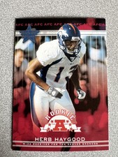 2002 Leaf Rookies & Stars Herb Haygood Rookie Card #254 Denver Broncos. rookie card picture