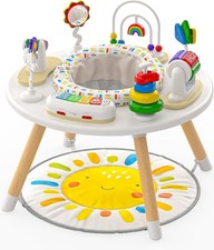 4-in-1 Baby Activity Center Montessori-Inspired Design 8 Interactive Toys...