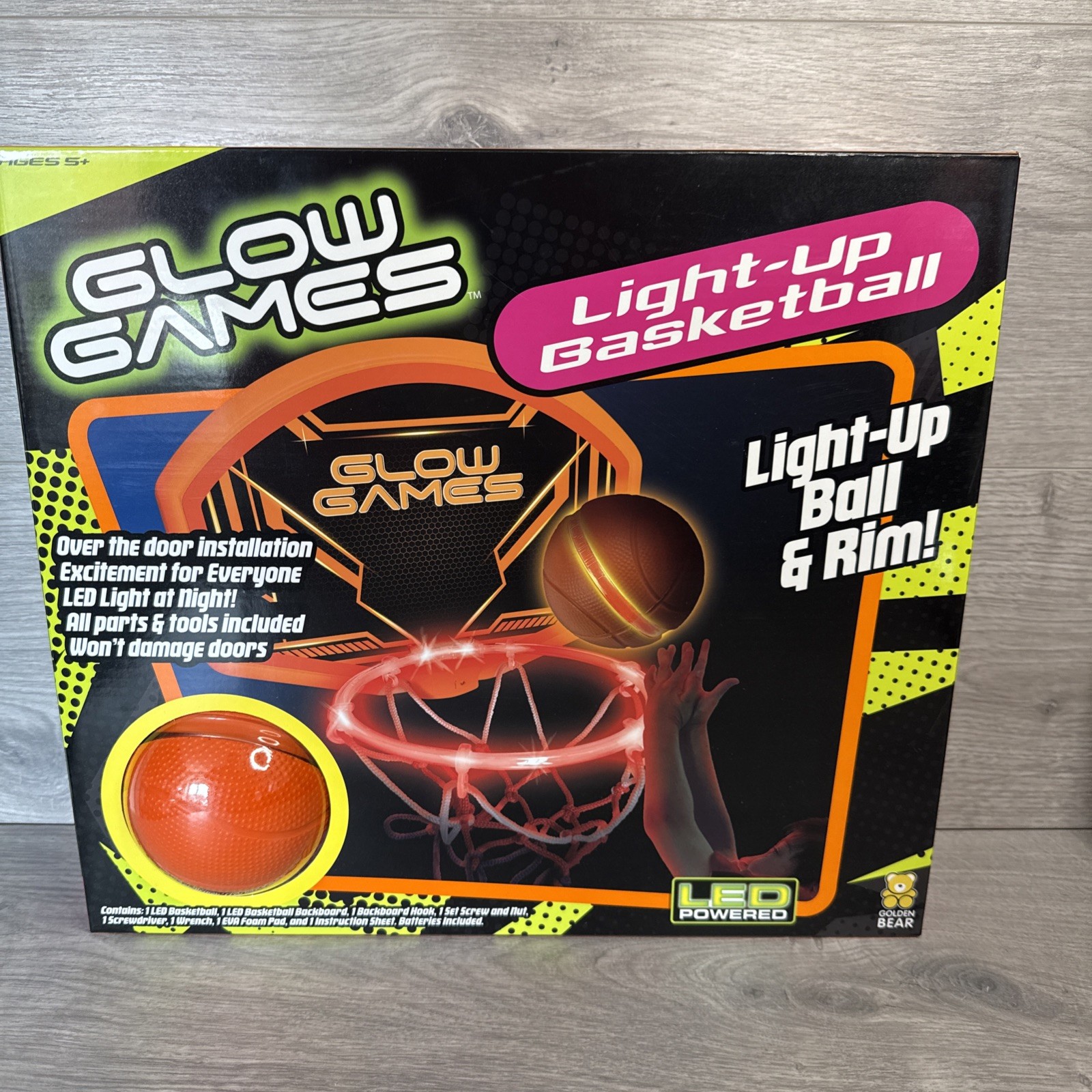 Glow Games Light-Up Basketball Set - Brand New & Sealed