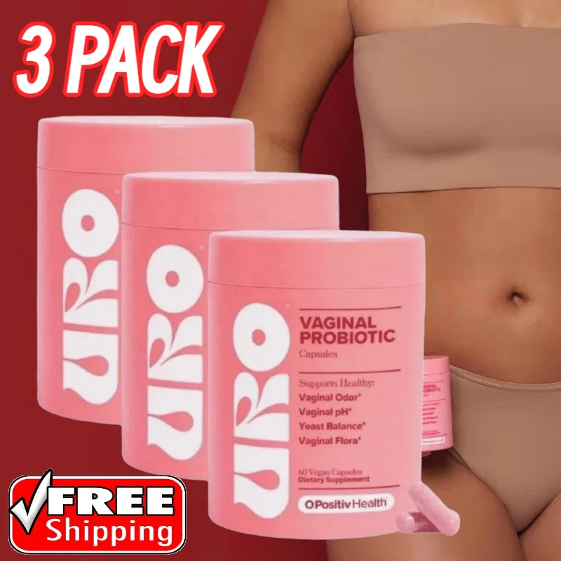 3 probióticos vaginales URO O positivos para mujer equilibrio de pH con prebióticos 180 unidades Foto 2 de 4
