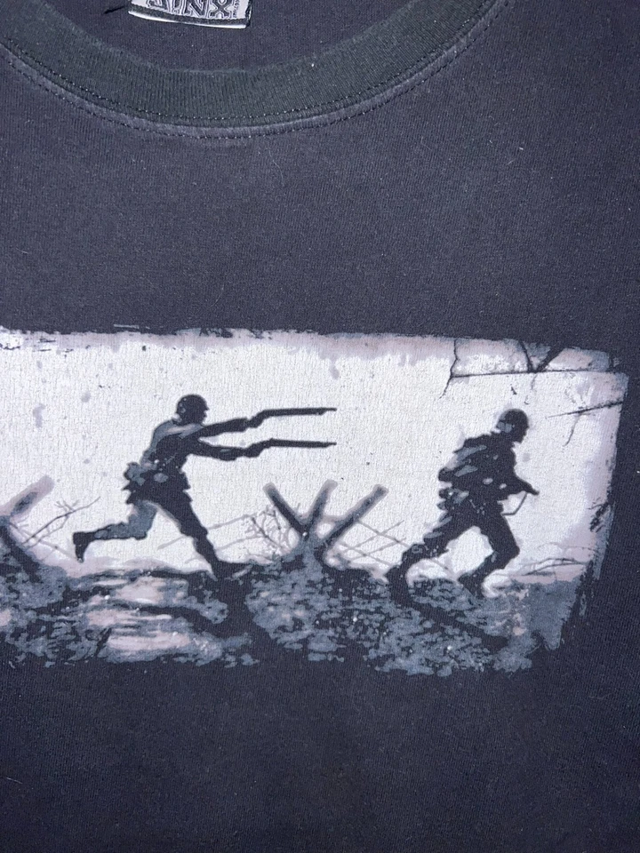 Camiseta Jinx Vintage Call Of Duty World At War Videogame Gaming X-Grande - Imagem 3 de 4