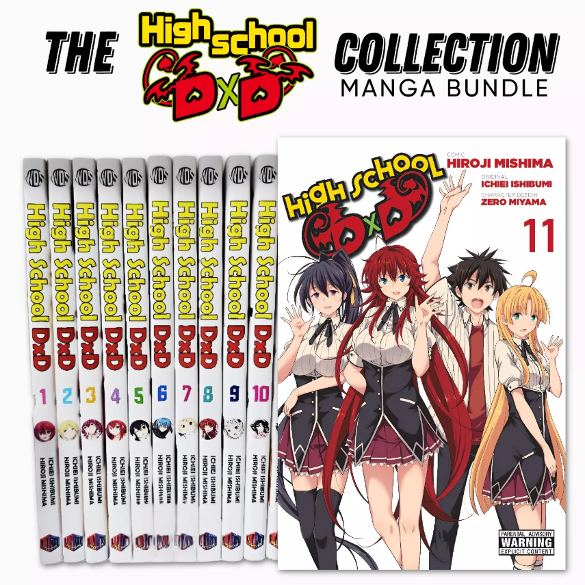 High School DxD Manga Vol 1-11 (END) English Version - FAST